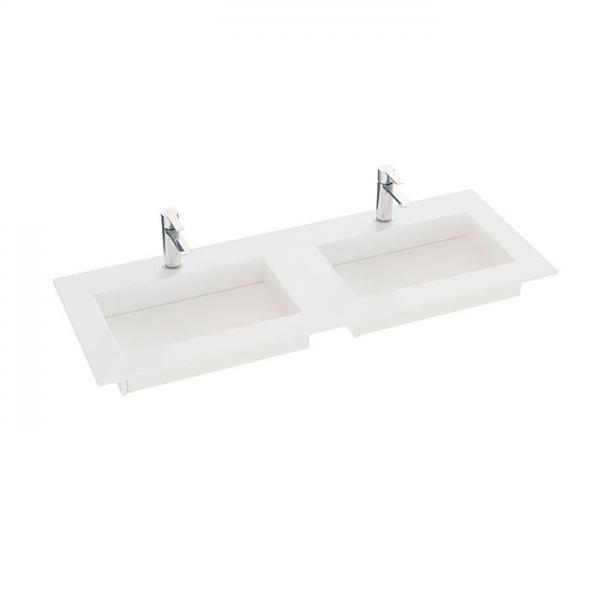 Dansani Angular dobbelt h&aring;ndvask efter m&aring;l 220-240 cm - Blanco Zeus