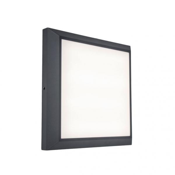 Lutec Architectural Helena udend&oslash;rslampe til loft og v&aelig;g - 22 x 22 cm