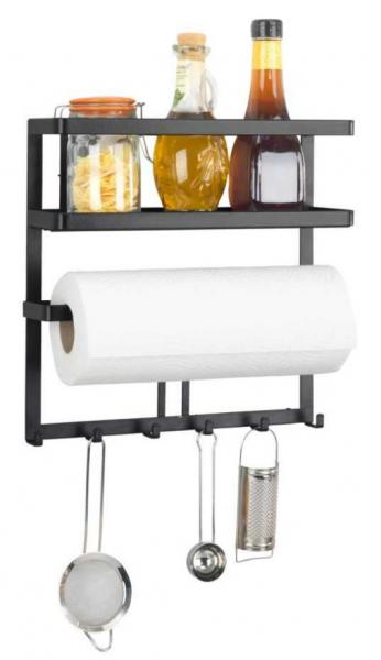 Wenko Gala multifunktionel k&oslash;kkenhylde t/v&aelig;g - Sort