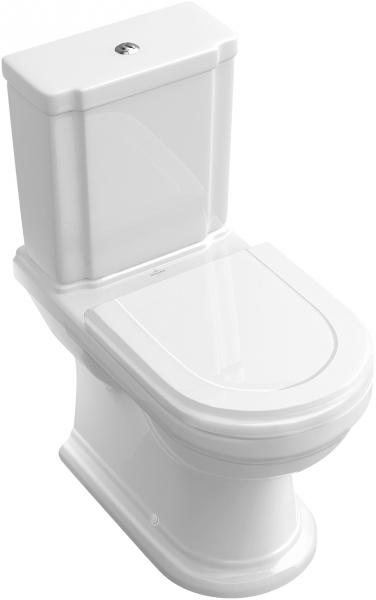 Villeroy & Boch Hommage gulvst&aring;ende toilet m/Ceramic+ u/cisterne - Hvid