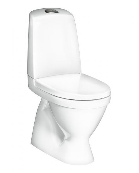 Gustavsberg Nautic 1500 toilet m/Hygienic Flush, C+ og s&aelig;de