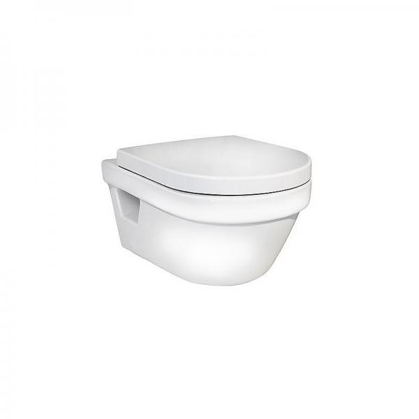 V&B Omnia Architectura v&aelig;gh&aelig;ngt toilet m/direct flush og soft-close toilets&aelig;de