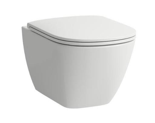 Laufen Lua RIMless v&aelig;gh&aelig;ngt toilet inkl. s&aelig;de m/softclose