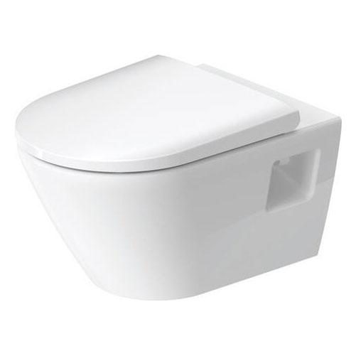 Duravit D-Neo v&aelig;gh&aelig;ngt toilet rimless inkl. s&aelig;de m/SoftClose og QuickRelease