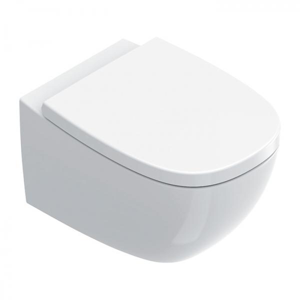 Catalano Alvea 53 v&aelig;gh&aelig;ngt toilet m/Silentech og CataGlaze+