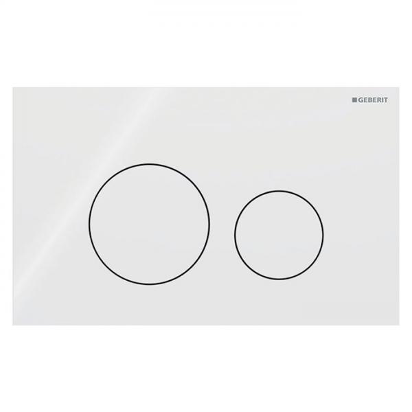 Geberit Sigma 40 Round betjeningsplade - Hvid