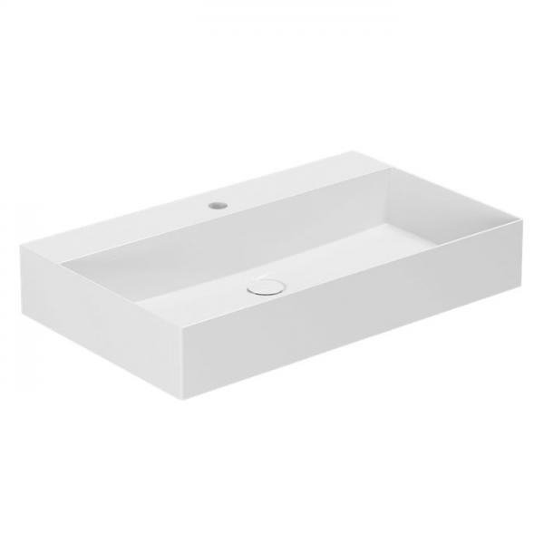Lavabo Elegance SQ 75 h&aring;ndvask t/v&aelig;g eller m&oslash;bel - Uden overl&oslash;b