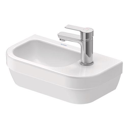 Duravit D-code 40 mini h&aring;ndvask t/v&aelig;g - 1 hanehul til h&oslash;jre