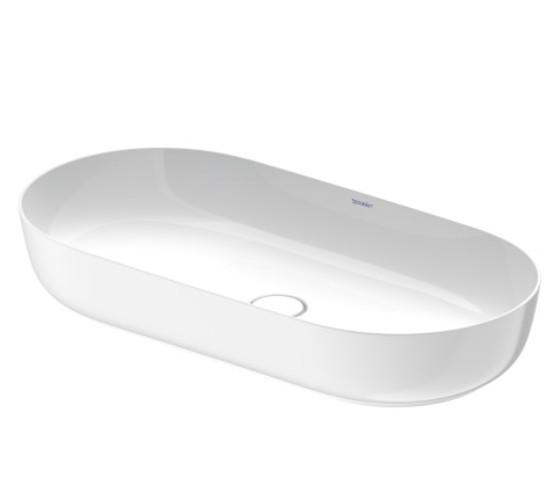 Duravit Luv 80 fritst&aring;ende bowlevask - Uden hanehul - Uden overl&oslash;b