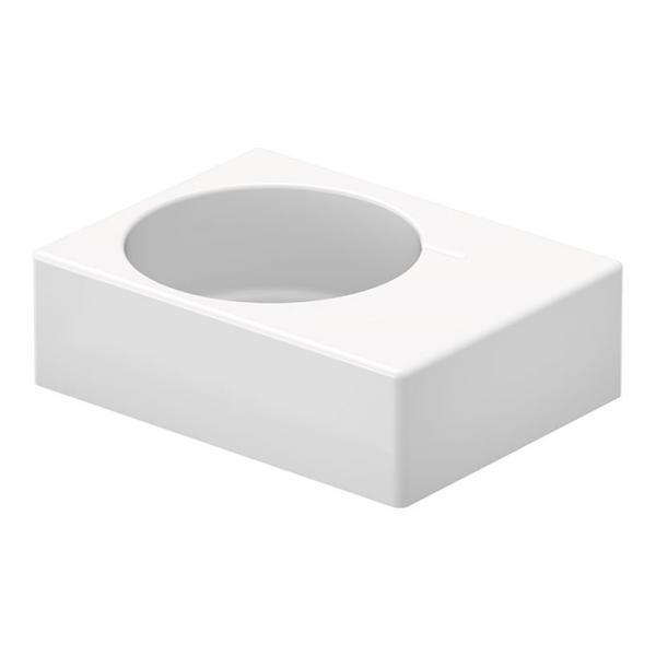 Duravit Scola 60 h&aring;ndvask t/v&aelig;g eller m&oslash;bel - Vask i venstre side - Forlokket hanehul