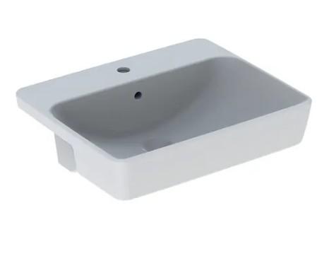 Geberit Variform 55 h&aring;ndvask t/delvis nedf&aelig;ldning - 1 hanehul