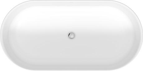 Duravit Soleil by Starck fritst&aring;ende badekar 1600 x 800mm - Hvid