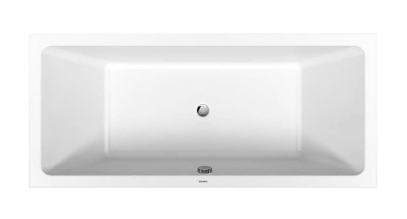 Duravit No.1 badekar t/indbygning - 180 x 80 - 2 rygl&aelig;n