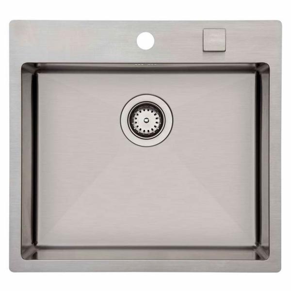 Lavabo Kubus 541 Soft k&oslash;kkenvask m/auto-strainer