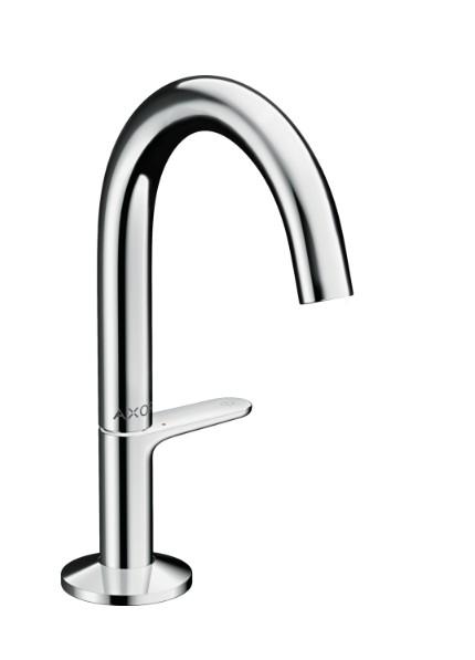 Hansgrohe AXOR One 140 select h&aring;ndvaskarmatur m/push-open bundventil - Krom