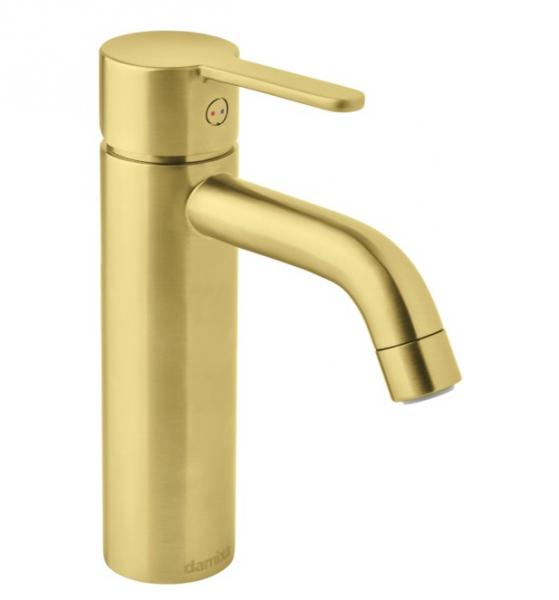 Damixa Silhouet M h&aring;ndvaskbatteri u/bundventil - B&oslash;rstet messing