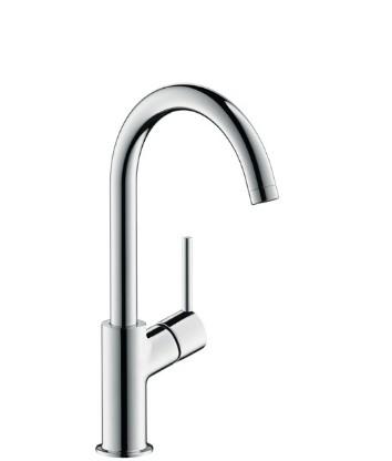 Hansgrohe Talis 210 h&aring;ndvaskarmatur m/bundventil og svingtud