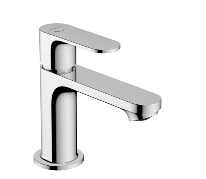 hansgrohe Rebris S 80 h&aring;ndvaskarmatur m/Coolstart og l&oslash;ft-op bundventil - Krom