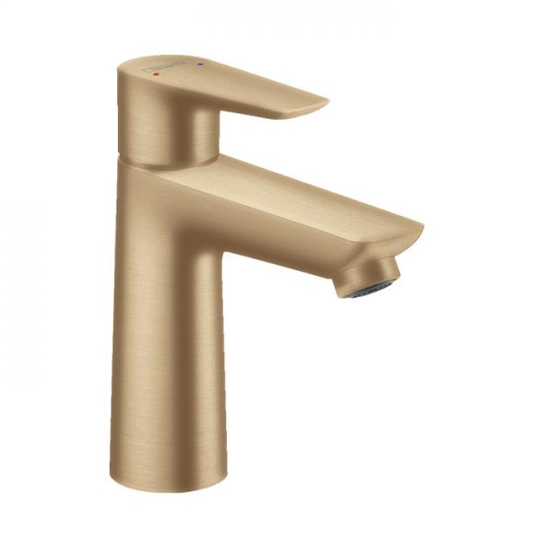 hansgrohe Talis E 110 h&aring;ndvaskarmatur m/l&oslash;ft-op bundventil - B&oslash;rstet bronze