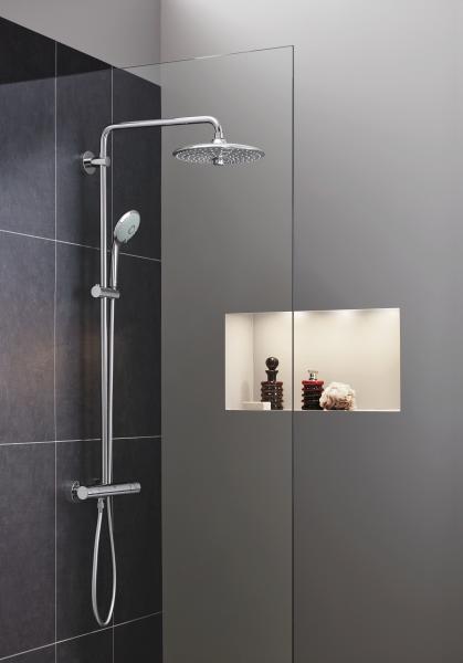 Grohe Euphoria System 260 Brusesystem med termostat til v&aelig;gmontering