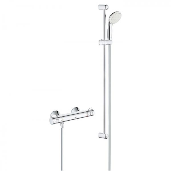 Grohe Grohtherm New Tempesta komplet brusesystem 2 spray - Krom