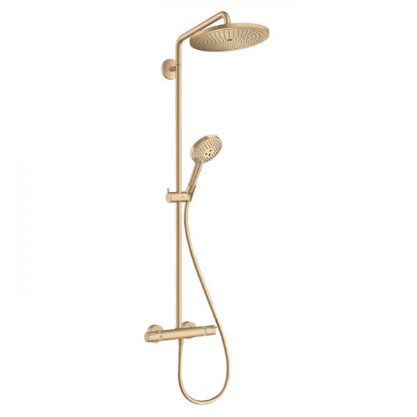 hansgrohe Croma Select S 280 komplet brusesystem Eco - B&oslash;rstet bronze