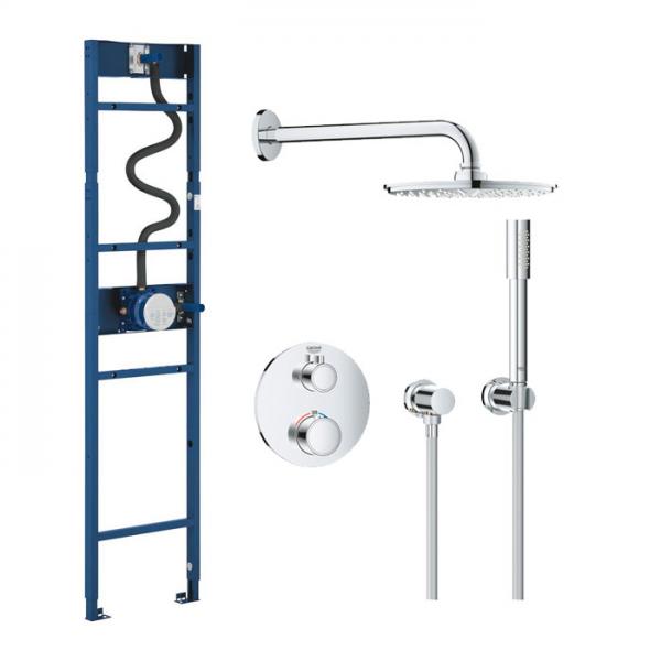 Grohe Grohtherm 310 komplet brusesystem m/Shower Frame - Krom