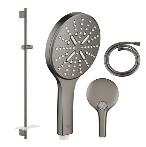 Grohe Rainshower SmartActive bruses&aelig;t - B&oslash;rstet Hard Graphite