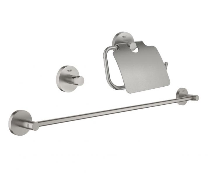 Grohe Essentials tilbeh&oslash;rss&aelig;t 3 i 1 - Steel