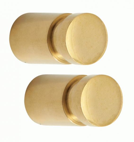 Lavabo Luna h&aring;ndkl&aelig;dekrog -  2 stk - Messing natur