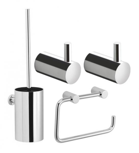 Pressalit tilbeh&oslash;rspakke til bad - Poleret rustfrit st&aring;l