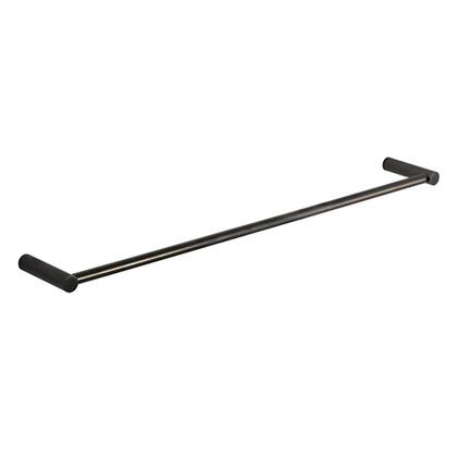 Pressalit enkel h&aring;ndkl&aelig;destang - Sort krom