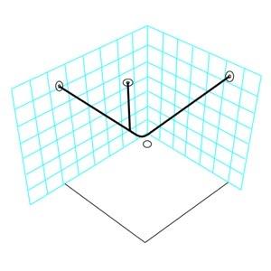 Van Der P Forh&aelig;ngstang 200x200cm m.v&aelig;gflanger/loftt&oslash;tte - Rustfrit st&aring;l