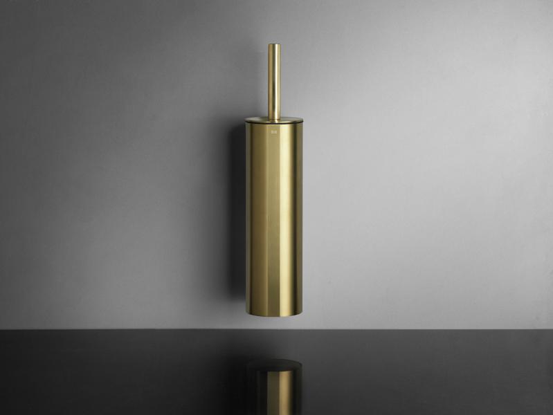 Unidrain ReFrame toiletb&oslash;rste til v&aelig;g - Messing