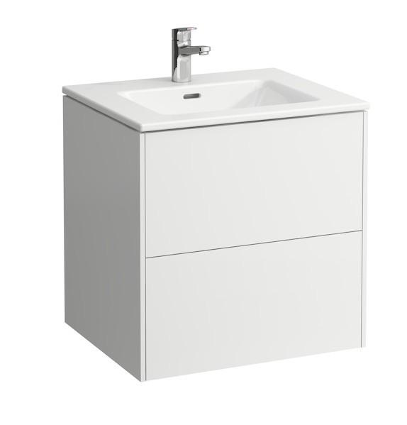 Laufen Base m&oslash;belpakke m/slim h&aring;ndvask - 60 cm - Mat hvid
