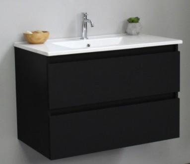 Sanibell Online 80 m&oslash;belpakke  - Mat sort - Flatpack