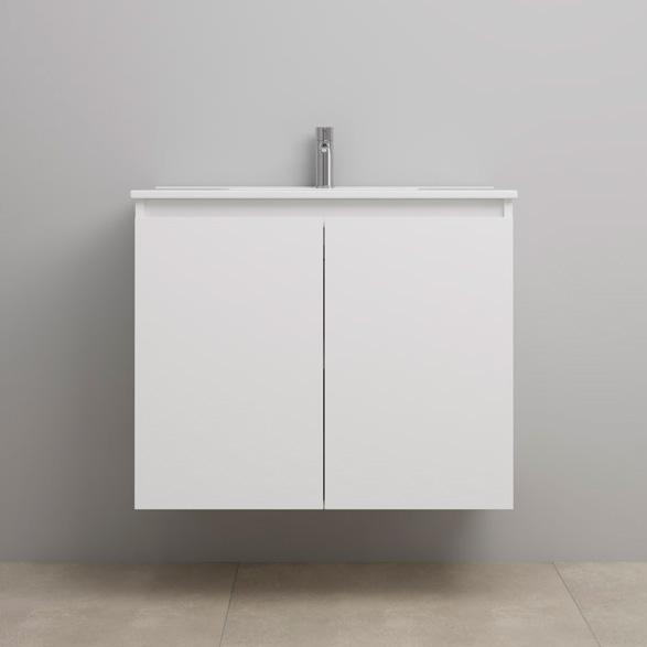 Sanibell Online 81 m&oslash;bels&aelig;t m/grebsfri l&aring;ger - Mat hvid