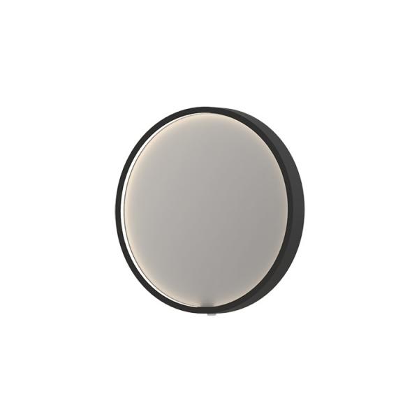 Sanibell Ink SP24 rundt spejl m/lys, varme og sensor &Oslash;40 - Mat sort