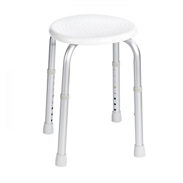 Ridder Assistent badestol - Rund - Hvid