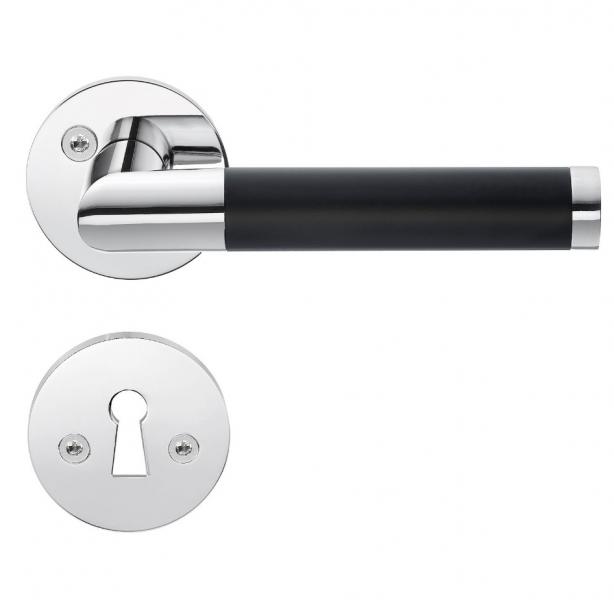 Beslagsboden Design indend&oslash;rs d&oslash;rgreb - Krom/sort