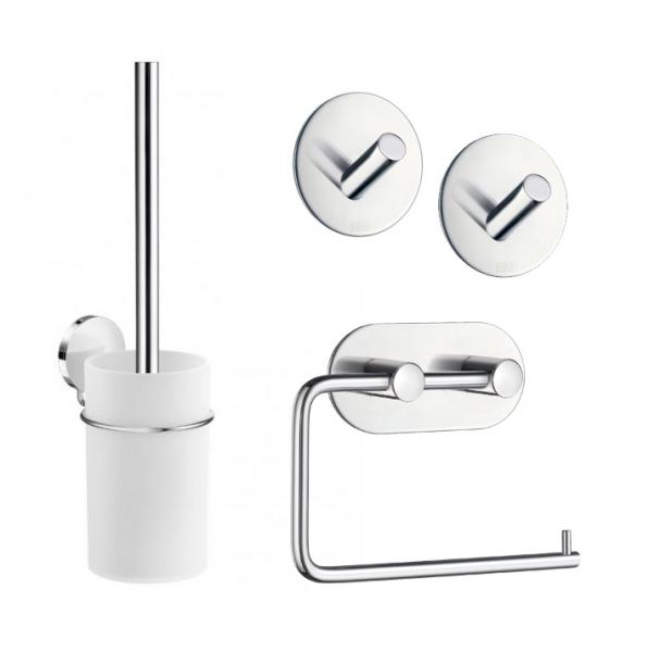 Beslagsboden selvkl&aelig;bende tilbeh&oslash;rspakke - Krom