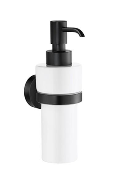 Smedbo Home s&aelig;bedispenser til v&aelig;g - Mat sort/porcel&aelig;n
