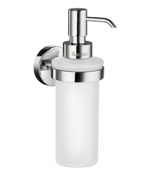 Smedbo Home s&aelig;bedispenser - Krom/mat glas