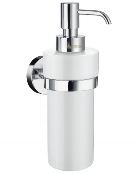 Smedbo Home s&aelig;bedispenser til v&aelig;g - Krom/porcel&aelig;n
