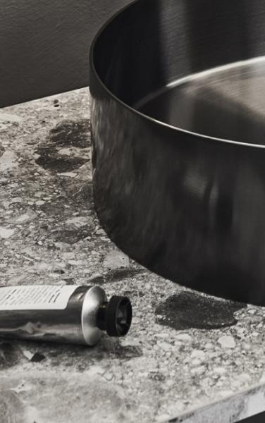 Hafa laminatbordplade 81 - Gr&aring; terrazzo