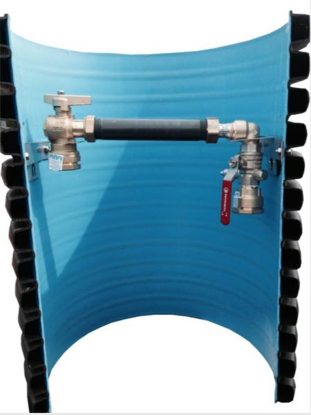 400 mm komplet m&aring;lerbr&oslash;nd med 32 mm ventils&aelig;t og kontraventil