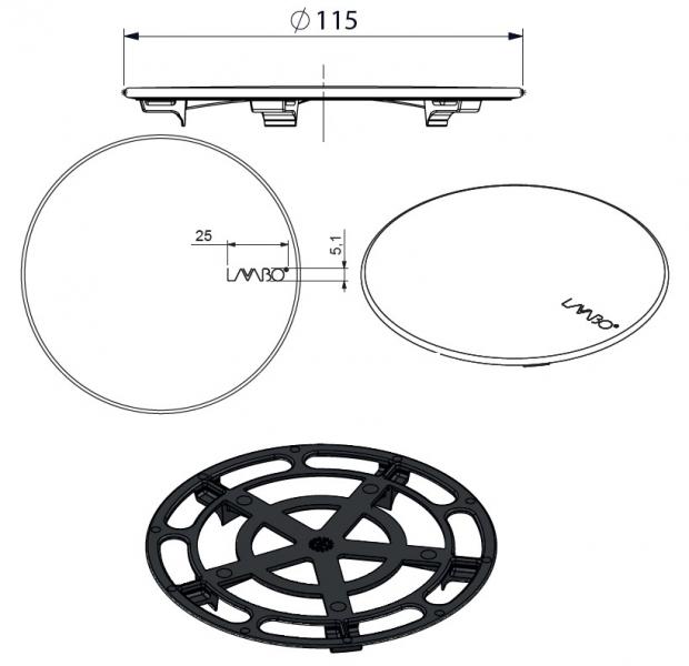 Lavabo designcover til k&oslash;kkenvask - Rustfrit st&aring;l