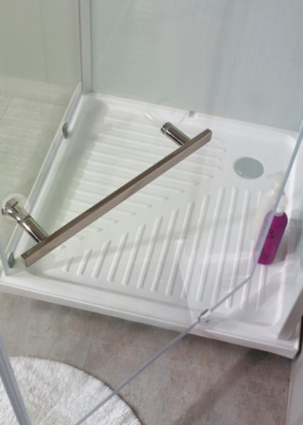 Noro Ocean brusekabine 80x80 firkantet - Hvid