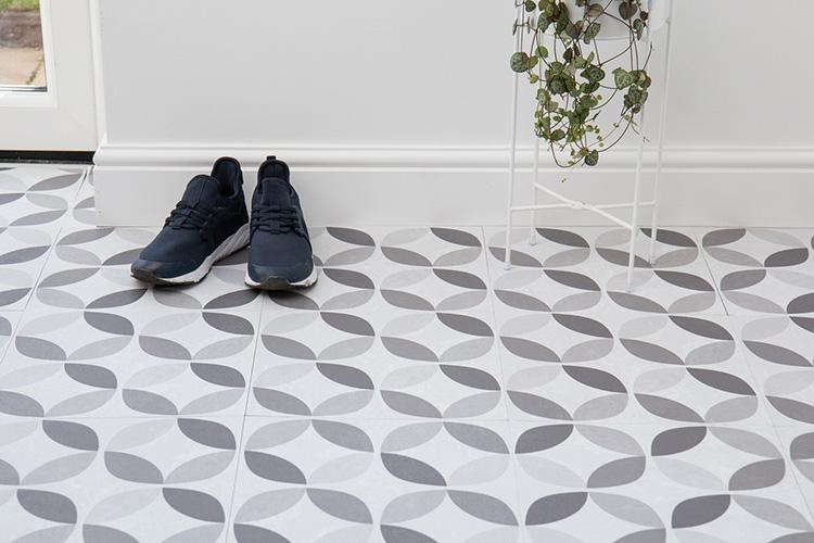 D-C Fix selvkl&aelig;bende gulv - Geometric