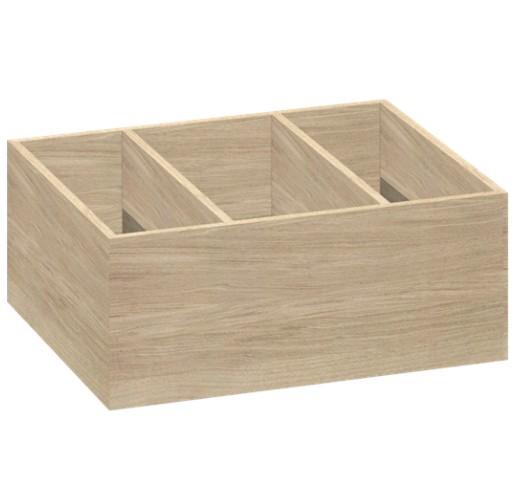 Dansani skuffeindsats til h&oslash;j skuffe - Egetr&aelig;